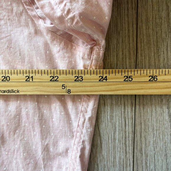 J.Crew Light Pink Polka Dot Organic Cotton Button Down Shirt Mens Size XL Preppy - Picture 6 of 12